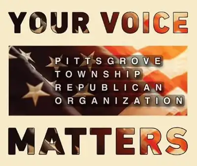 Your Voice Matters. Flyer for Pittsgrove Township Republican Organization.